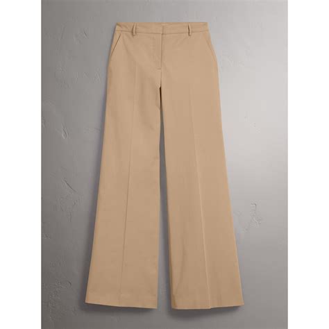 burberry casual pants|Burberry wide leg pants.